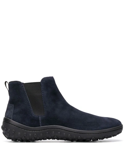 Car Shoe Dark Blue Suede Beatles Boots