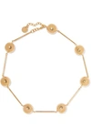 JW ANDERSON GOLD-PLATED NECKLACE