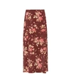 ZIMMERMANN UNBRIDLED CONTOUR PRINTED SKIRT,P00337603