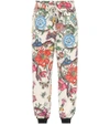GUCCI PRINTED JERSEY trousers,P00336155