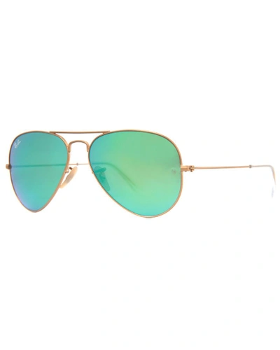 Ray Ban Ray-ban Rb3025 Matte Gold Sunglasses In Nocolor