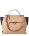 FERRAGAMO LARGE LEATHER TOP HANDLE TOTE,8058572383245