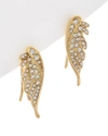 REBECCA MINKOFF CRYSTAL PAVE WING CLIMBER EARRINGS,656514541524