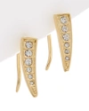 REBECCA MINKOFF CRYSTAL PAVE CLIMBER EARRINGS,656514541500