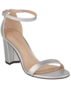 STUART WEITZMAN NEARLYNUDE LEATHER SANDAL,990088437549