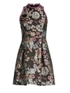 LAUNDRY BY SHELLI SEGAL Brocade Fit-&-Flare Dress
