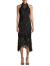 PARKER BLACK Aster Sequined Midi Dress