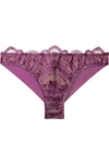 ID SARRIERI COUP DE FOUDRE CHANTILLY LACE AND TULLE BRIEFS