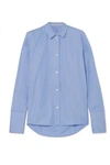 STELLA MCCARTNEY STRIPED COTTON-POPLIN SHIRT