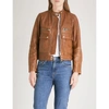 ZADIG & VOLTAIRE GOAT-LEATHER JACKET