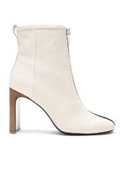 Rag & Bone Ellis Leather Ankle Boots In White