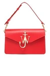 JW ANDERSON JW ANDERSON LOGO PURSE IN RED