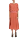 RED VALENTINO SILK DRESS,129442