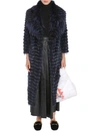 SIMONETTA RAVIZZA LONG FOX FUR COAT,128244