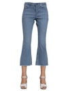 MICHAEL MICHAEL KORS FLARE CROPPED JEANS,131904
