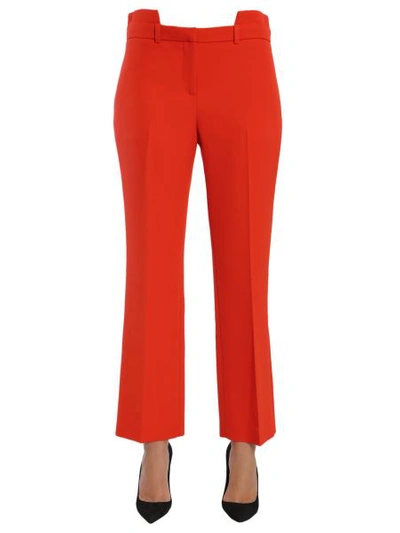 Givenchy Fine Wool Trousers In Red