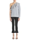 MSGM ONE-SHOULDER SWEATSHIRT,125608