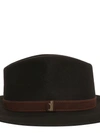 BORSALINO BRUSHED FELT HAT,128783