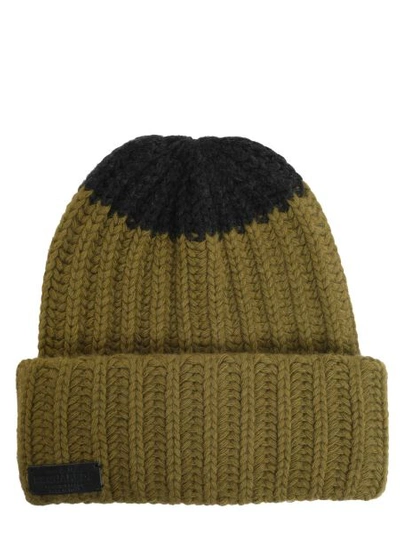 Dsquared2 Intertwined Wool Hat In Multicolour