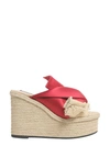 N°21 MULE SANDALS WITH SATIN BOW,122763