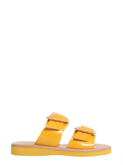 Ancient Greek Sandals Iaso Sandals In Yellow