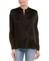 VINCE SINGLE POCKET SILK TOP,190820418786