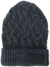 YOHJI YAMAMOTO CHUNKY KNIT BEANIE