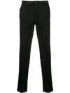 PT01 PT01 TAILORED FITTED TROUSERS - BLACK