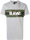 G-STAR RAW RESEARCH G-STAR RAW RESEARCH MILITARY RAW T-SHIRT - GREY