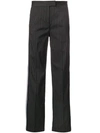 PINKO PINSTRIPE WIDE LEG TROUSERS