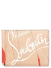 CHRISTIAN LOUBOUTIN CLIPSOS KRAFT LOUBI WALLET,10656804