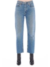 RE/DONE RE/DONE 'STOVE PIPE' JEANS,10656781