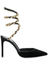 RENÉ CAOVILLA CRYSTAL SNAKE PUMPS