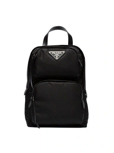 Prada Black One-shoulder Nylon Backpack