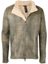 GIORGIO BRATO shearling leather jacket