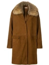 P.A.R.O.S.H. RACCOON FUR COLLAR COAT