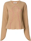 VIVETTA EMBROIDERED DESIGN JUMPER