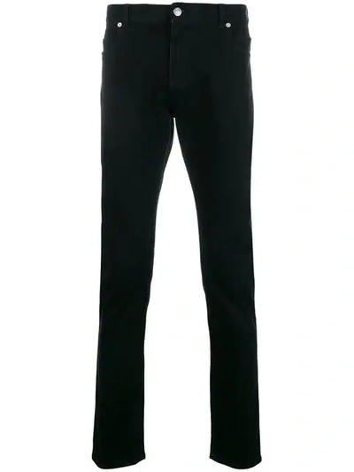 Balmain Regular Fit Trousers In Black