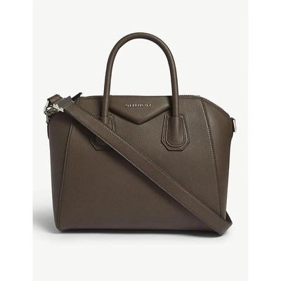 Givenchy Heather Grey Antigona Sugar Leather Tote Bag