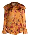 MOTHER OF PEARL Marin Silk Floral Blouse