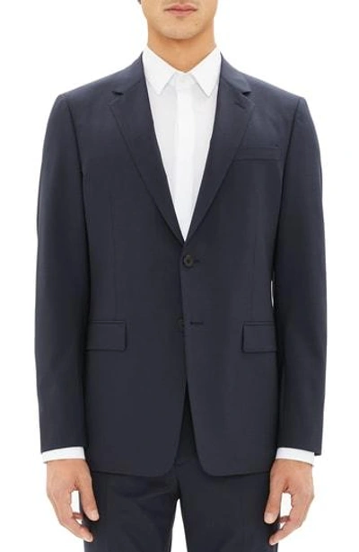 Theory Men's Chambers New Tailored Wool Jacket In Navy