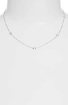 Roberto Coin Women's Diamond By The Inch 18k White Gold & Diamond 5-station Necklace/18" In D0.23 Ghsi 18kwg
