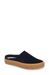 Toms Women's Sunrise Suede Sneaker Mules In Navy Suede