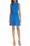 ALICE AND OLIVIA YOKO ZIP FRONT PLEATED DRESS,CC807A03507