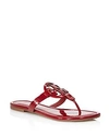TORY BURCH MILLER PATENT LEATHER SANDALS,51394