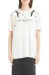 GIVENCHY GEMINI BACK GRAPHIC TEE,BW70683Z18