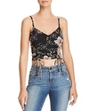 GUESS ODETTE RUCHED DRAWSTRING FLORAL CAMISOLE,W83P29R2X51