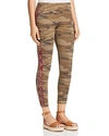 JOHNNY WAS MARJAN EMBROIDERED CAMO LEGGINGS,J62418-7