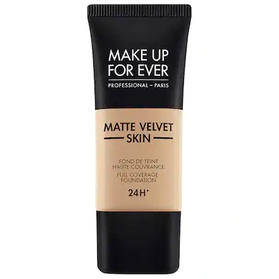 MAKE UP FOR EVER MATTE VELVET SKIN FULL COVERAGE FOUNDATION Y325 FLESH 1.01 OZ/ 30 ML,P434023