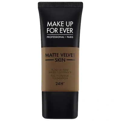 MAKE UP FOR EVER MATTE VELVET SKIN FULL COVERAGE FOUNDATION R540 DARK BROWN 1.01 OZ/ 30 ML,P434023